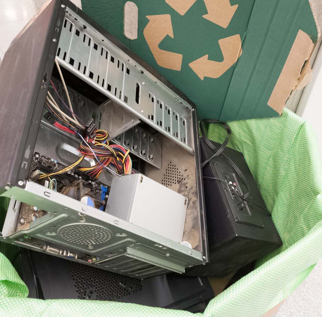 Electronics disposal, recycling and data destruction services in New England and Boston MA by BoxQ