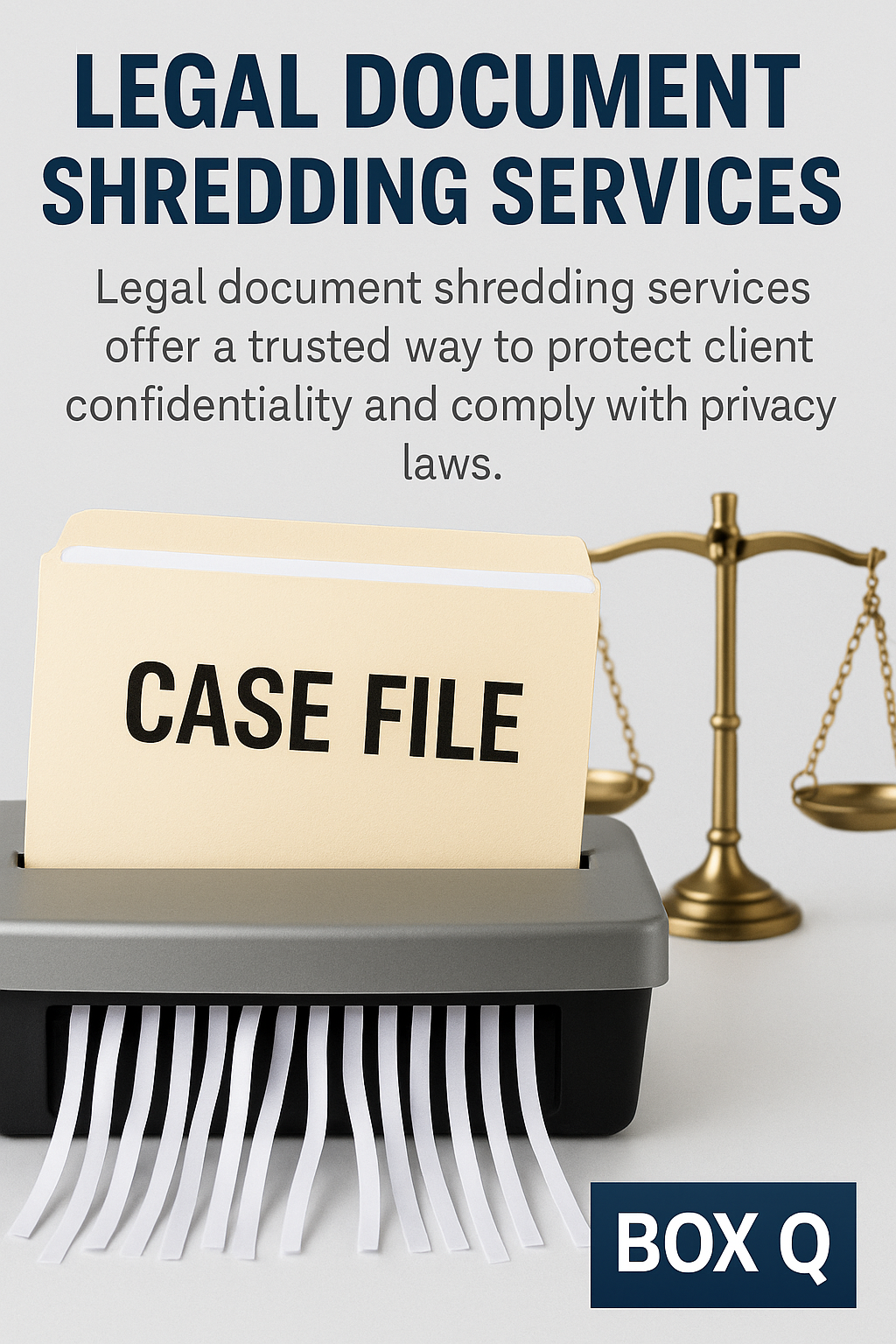 Legal Document Shredding Services You Can Trust