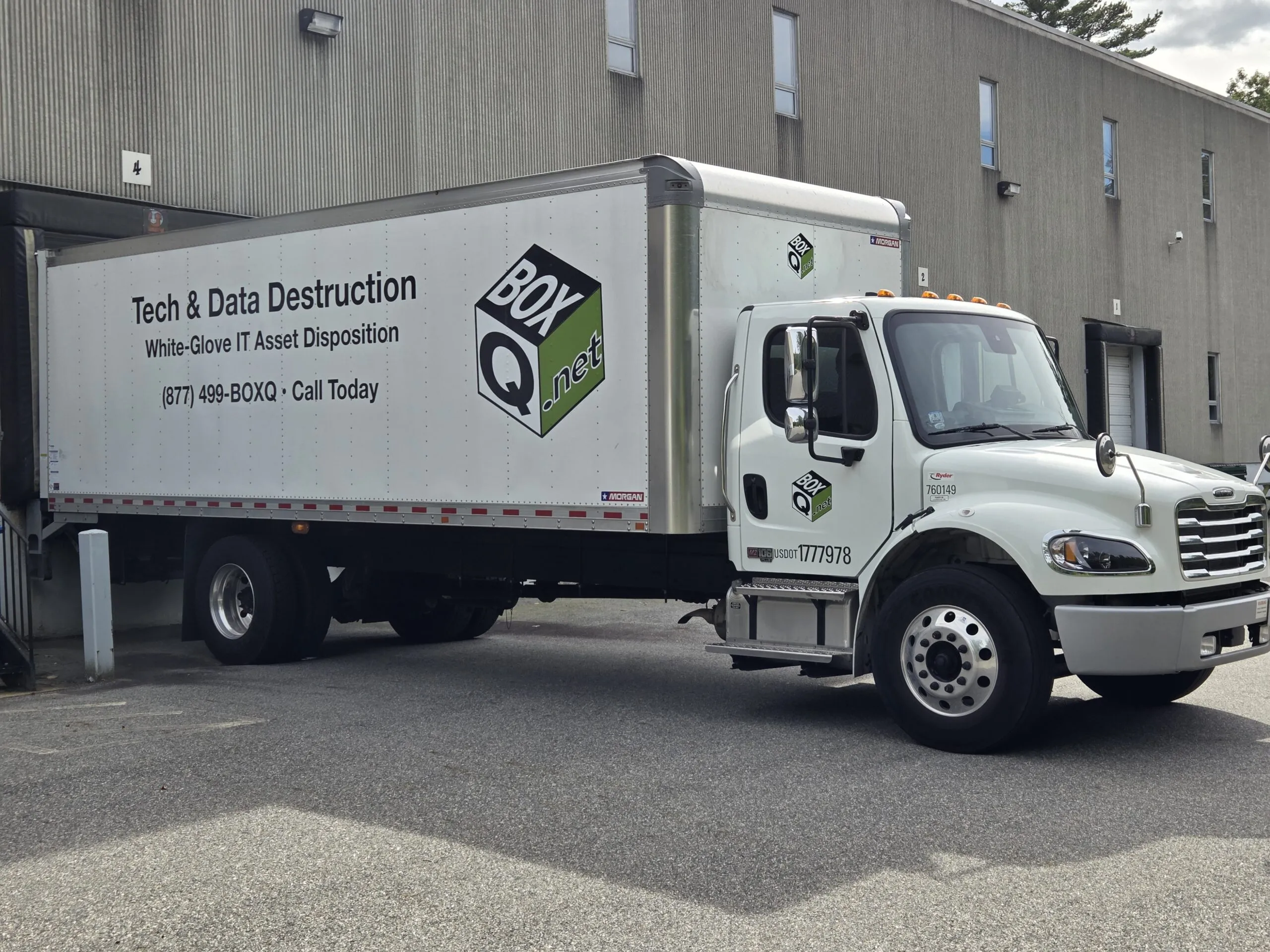 BoxQ Electronic Recycling Truck MA